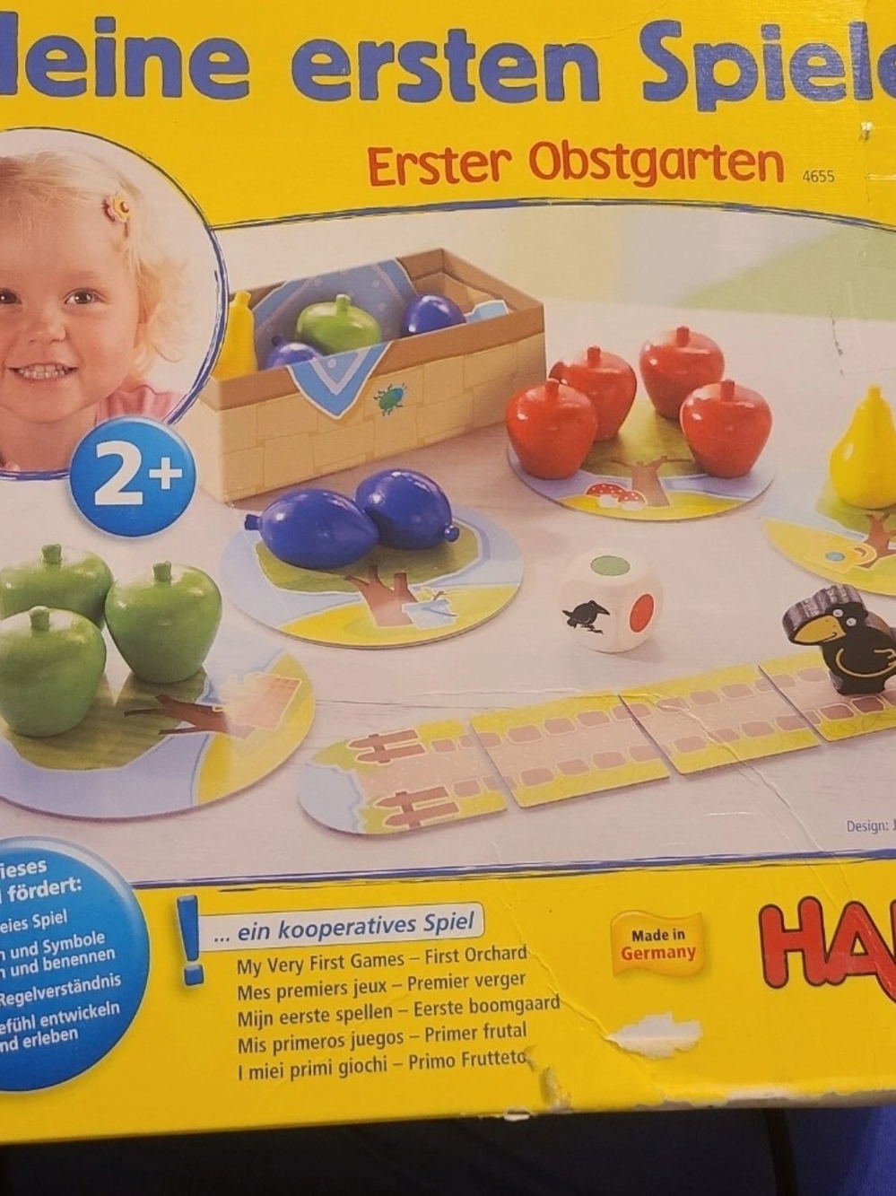 Meine Ersten Spiele Erster Obstgarten Wooden Game by Haba